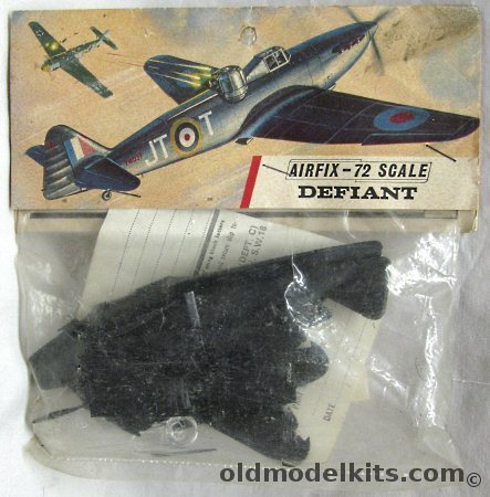 Airfix 1/72 Boulton Paul Defiant N.F.I - Bagged T3 Logo Issue, 111 plastic model kit